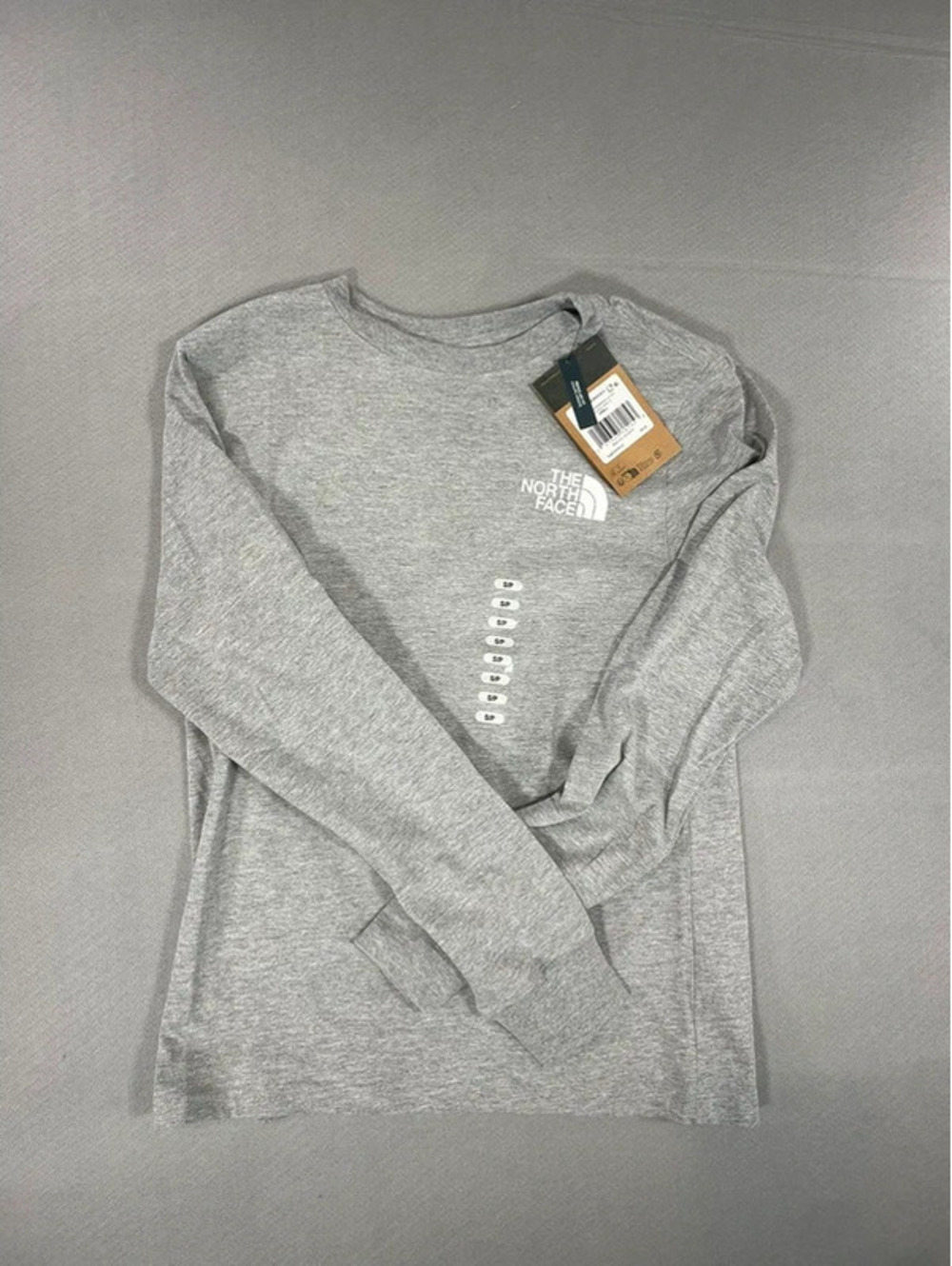 Northface gray long sleeve T-shirt, size S
